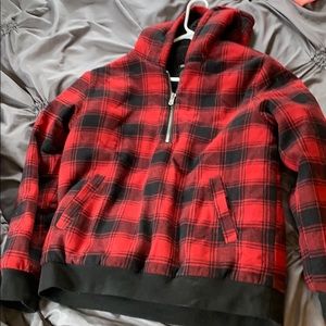 Sherpa Flannel Sweater